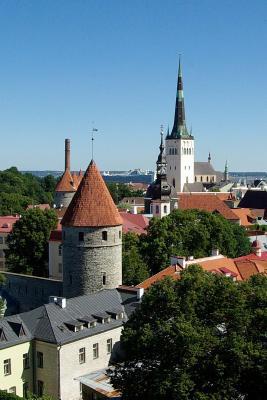 Read online Aerial View of Tallinn, Estonia: Blank 150 Page Lined Journal for Your Thoughts, Ideas, and Inspiration - NOT A BOOK | ePub