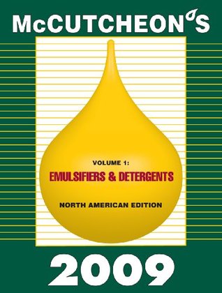 Download 2009 McCutcheon's Emulsifiers and Detergents: North American Edition - Michael Allured file in ePub