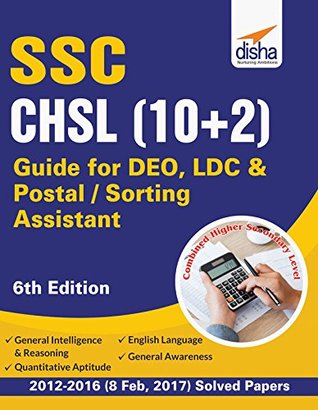 Download SSC - CHSL (10 2) Guide for DEO, LDC & Postal/ Sorting Assistant - 6th Edition - Disha Experts | ePub