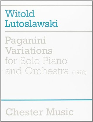 Download Paganini Variations for Solo Piano and Orchestra - Witold Lutoslawski file in ePub