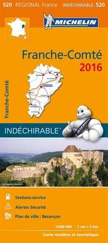Download Carte Regional 520 : Franche-Comté - ; Indechirable ; tear-resistant - Michelin Travel | ePub
