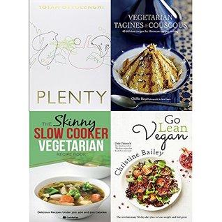Read online Plenty [hardcover], vegetarian tagines and couscous [hardcover], slow cooker vegetarian recipe book and go lean vegan 4 books collection set - Yotam Ottolenghi file in PDF
