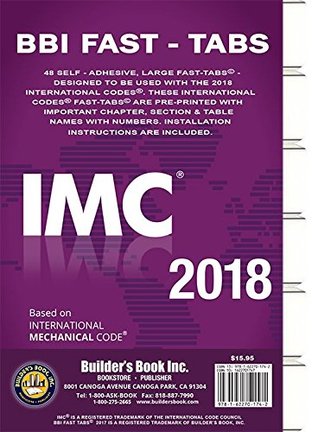 Read 2018 International Mechanical Code (IMC) Fast Tabs - Builders Book Inc file in PDF