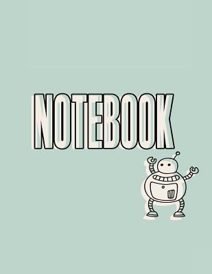 Download Notebook: White Robot Cover (8.5 X 11) Inches 110 Pages, Blank Unlined Paper for Sketching, Drawing, Whiting, Journaling & Doodling - Char story file in PDF