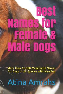 Download Best Names for Female & Male Dogs: More Than 40,000 Meaningful Names for Dogs of All Species with Meaning - Atina Amrahs file in ePub