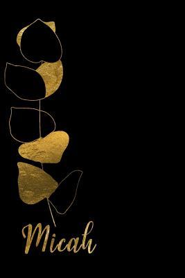 Read Micah: Personalized Writing Journal for Women - Elegant Black and Gold - Fancy Names Press file in ePub