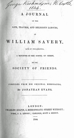 Download A Journal of the Life, Travels and Religious Labours of William Savery - William Savery file in ePub