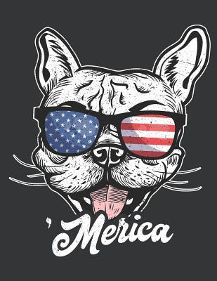 Read Notebook: Merica Bulldog Sunglasses USA Flag Funny 4th of July Journal & Doodle Diary; 120 Squared Grid Pages for Writing and Drawing - 8.5x11 in. - True Patriot Publishing Co file in PDF