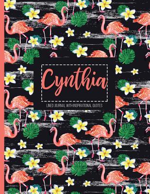 Download Cynthia: Personalized Black XL Journal with Gold Lettering, Girl Names/Initials 8.5x11, Journal Notebook with 110 Inspirational Quotes, Journals to Write in for Women - Panda Studio file in PDF