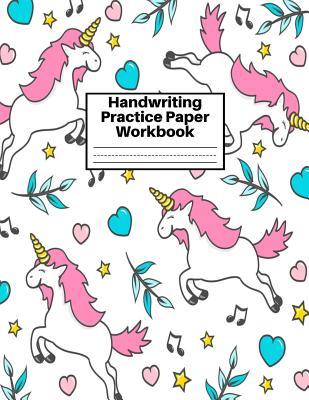 Download Handwriting Practice Paper Workbook: Cute Unicorn Matte Cover Large 8.5 x 11 Blank Lined Sheets Journal Notebook for Writing Improvement Exercises - Perfect for Preschool, Kindergarten, Grade School Kids (1st, 2nd, 3rd and 4th) and Adults Design Code BW - Alma Owen file in PDF