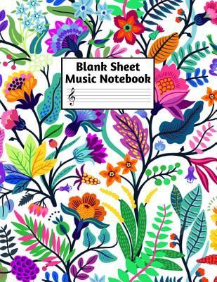 Read Blank Sheet Music Notebook: Easy Blank Staff Manuscript Book Large 8.5 X 11 Inches Musician Paper Wide 12 Staves Per Page for Piano, Flute, Violin, Guitar, Trumpet, Drums, Cello, Ukelele and other Musical Instruments - Code: A4 7413 - Aiyana Zimmerman file in ePub