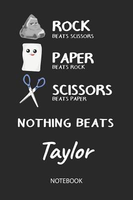 Read Nothing Beats Taylor - Notebook: Rock Paper Scissors Game Pun - Blank Ruled Kawaii Personalized & Customized Name Notebook Journal Boys & Men. Cute Desk Accessories & Kindergarten Writing Practise, Back To School Supplies, Birthday & Christmas Gift. - Rockpaperscissors Publishing | PDF