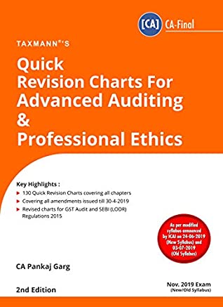Full Download Quick Revision Charts For Advanced Auditing & Professional Ethics(CA-Final)(2nd Edition August 2019)(For Nov 2019 Exam- New/Old Syllabus) - Pankaj Garg | PDF